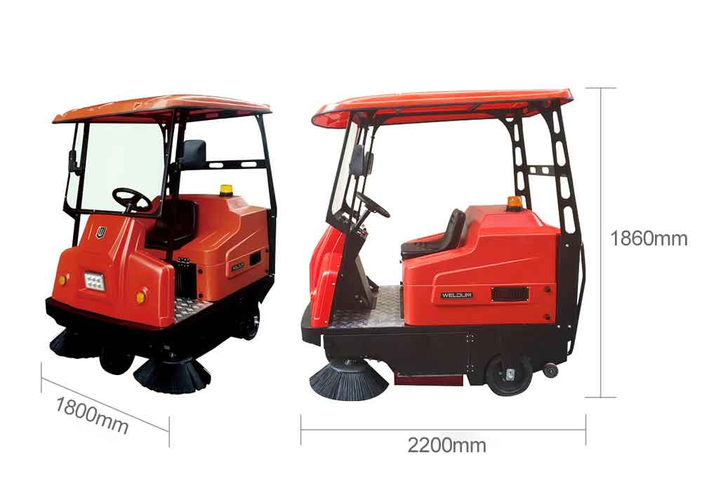 BT-BAW1800 sweeper dimensions and specifications