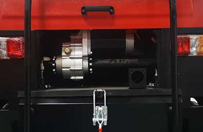 Quick-clean dust removal catheter mechanism of industrial street sweeper for easy maintenance