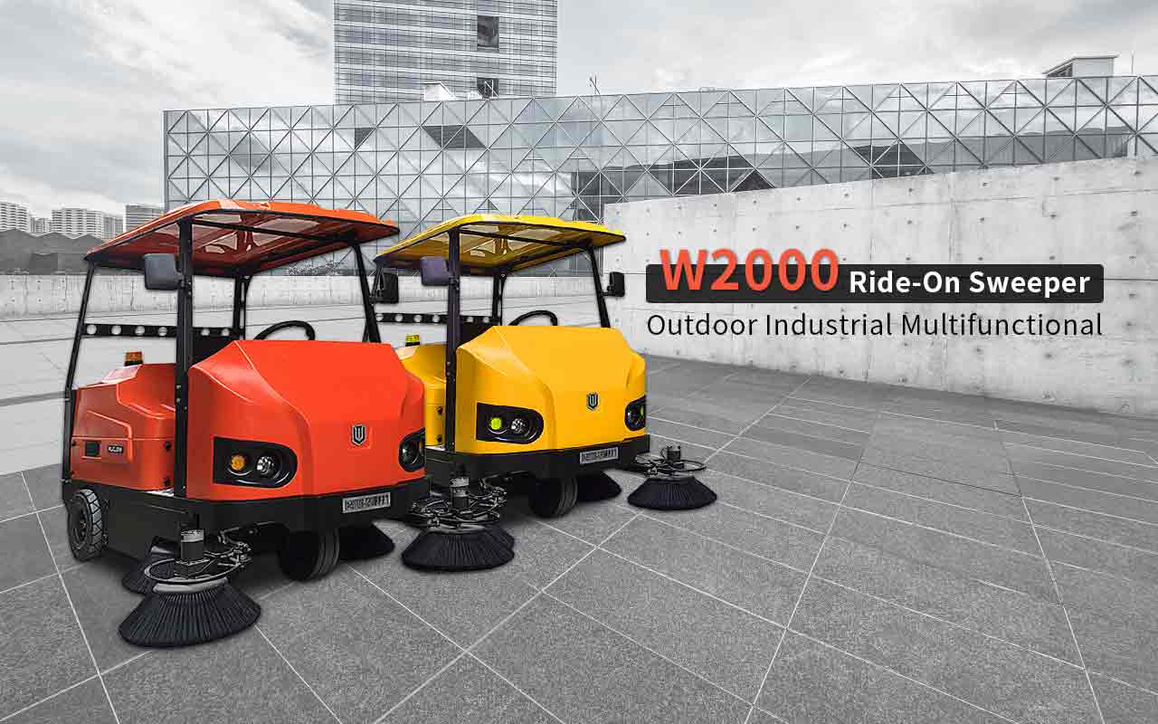 BT-BAW2000 heavy-duty ride-on industrial floor sweeper