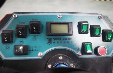 U.S. Kelly controller panel on BT-BAW2000 floor cleaning equipment