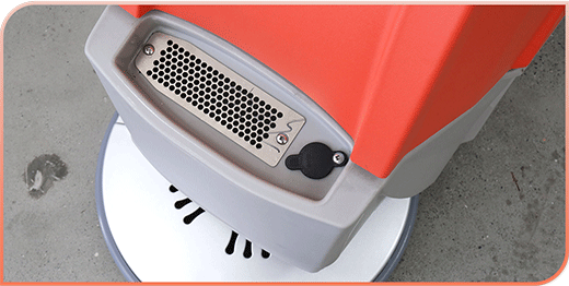 BT-AAWS65 power scrubber machine 65L clean water and 75L sewage tank detail