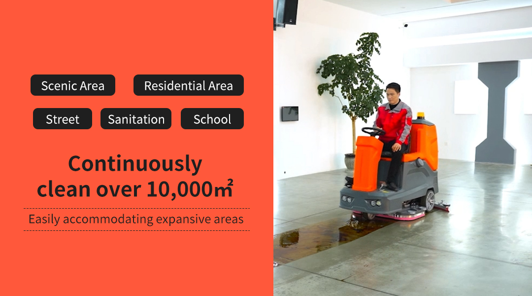 Industrial Floor Scrubber