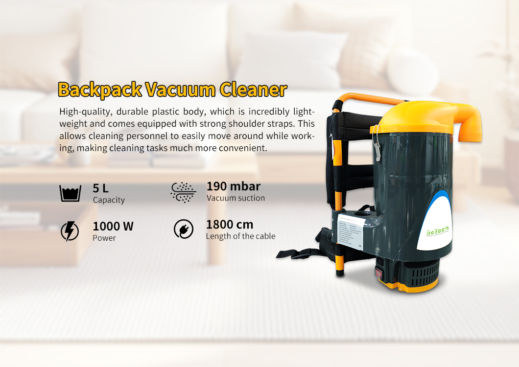 BT-CBBXC1A Backpack Vacuum Cleaner with 1000W motor