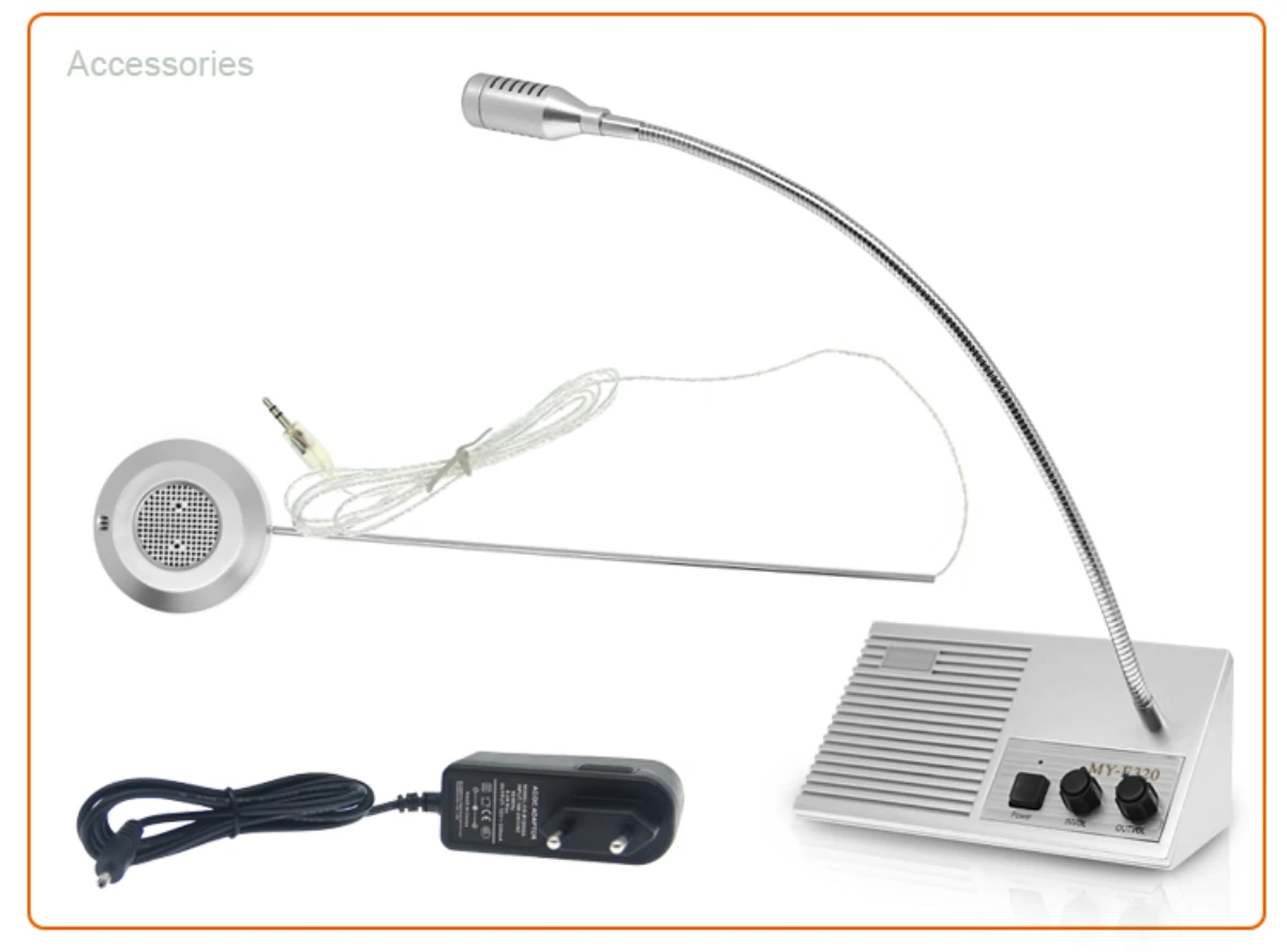 window intercom speaker
