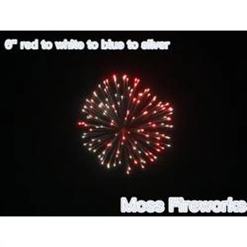 hot-selling 2023 most trendy factory price 6 inch pyro display shell fireworks flare missile feyyerverk