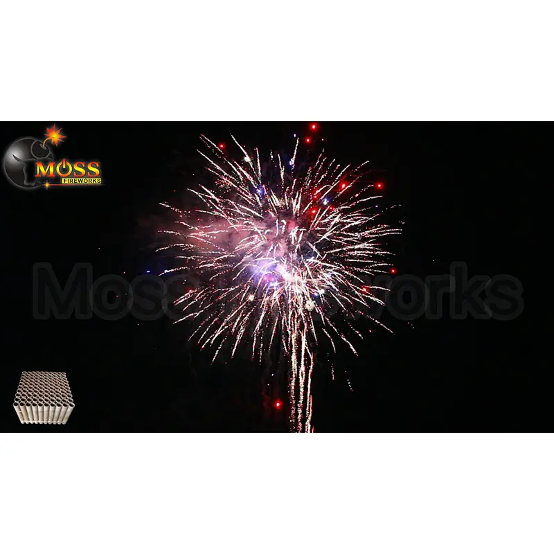 Professional Quality Explosives Flammes  100 Shots Cake Fireworks For Celebration