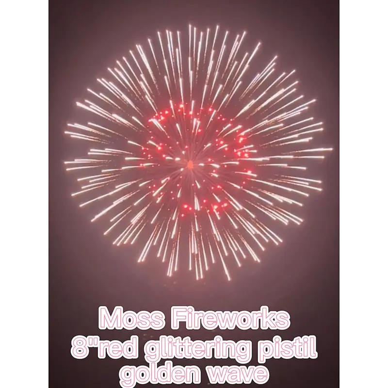 Chinese Fireworks Flare Feuerwerk Bumb Display Mortar Racks Professional Quality 8 Inch Display Shells For Celebration
