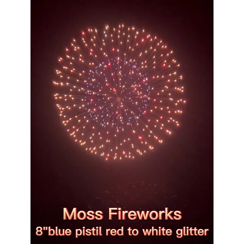 Chinese Fireworks Flare Feuerwerk Bumb Display Mortar Racks Professional Quality 8 Inch Display Shells For Celebration
