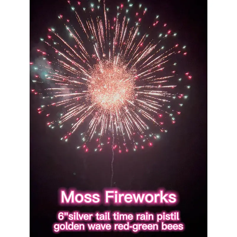 hot-selling 2023 most trendy factory price 6 inch pyro display shell fireworks flare missile feyyerverk