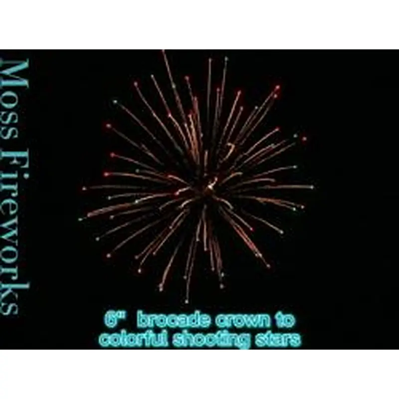 hot-selling 2023 most trendy factory price 6 inch pyro display shell fireworks flare missile feyyerverk