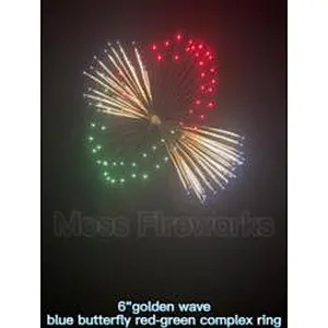 hot-selling 2023 most trendy factory price 6 inch pyro display shell fireworks flare missile feyyerverk