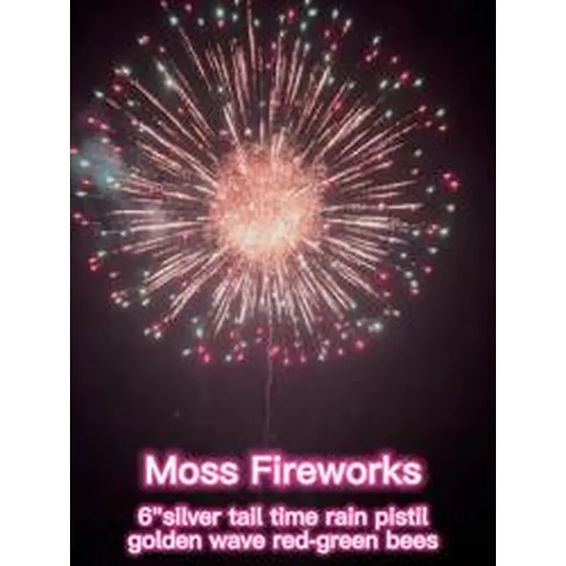 hot-selling 2023 most trendy factory price 6 inch pyro display shell fireworks flare missile feyyerverk