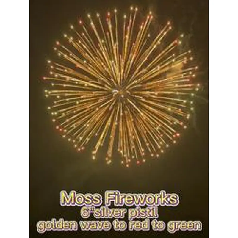 hot-selling 2023 most trendy factory price 6 inch pyro display shell fireworks flare missile feyyerverk