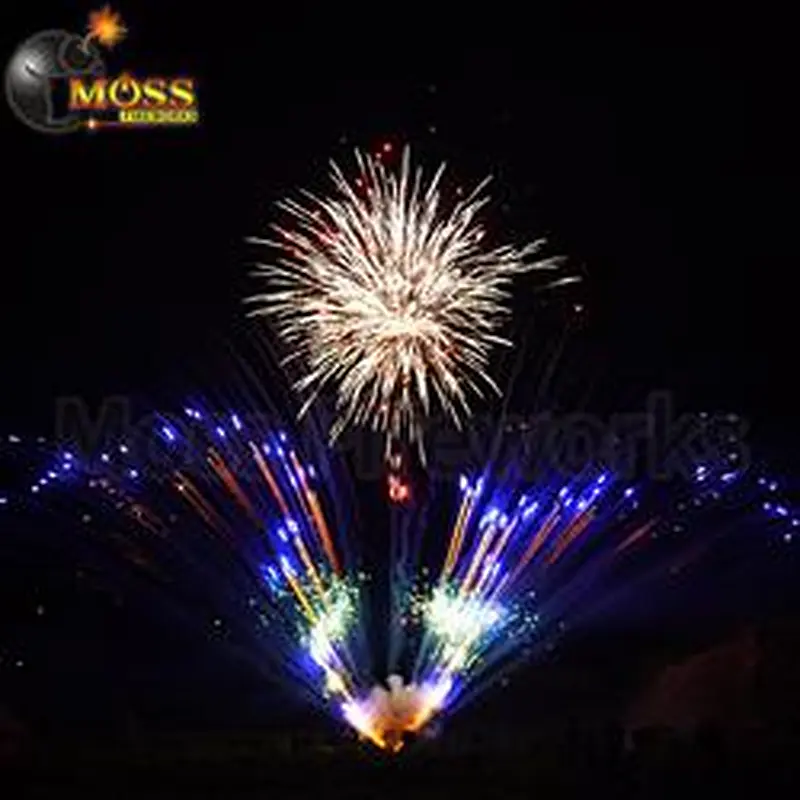 MS-PH0073 209 Shots Big Cake Fireworks Professional Fan Shaped  for celebrations