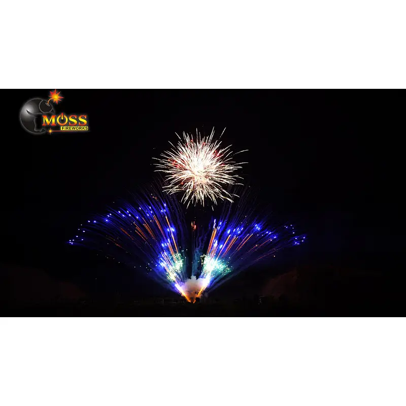 MS-PH0073 209 Shots Big Cake Fireworks Professional Fan Shaped  for celebrations