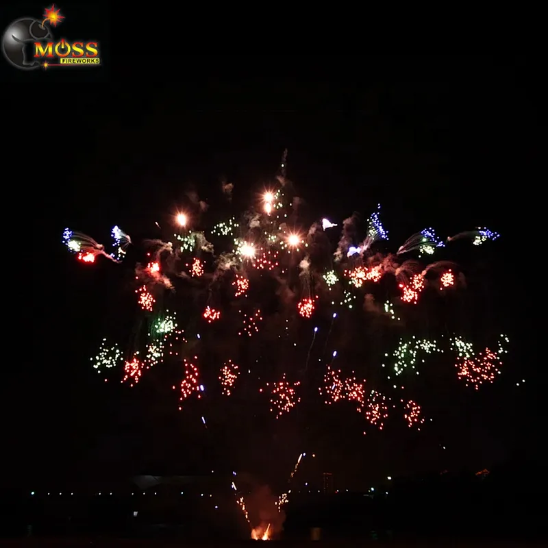 1.2 Inch 195 Shots Fireworks Cake Chinese New Year Firecracker Firework Pyrotechnics Festival
