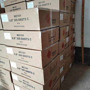 100 Shots Fan Fireworks Display Wholesale Sky Shot Cake Firework Firecrackers New Year Chinese Pyro Fireworks