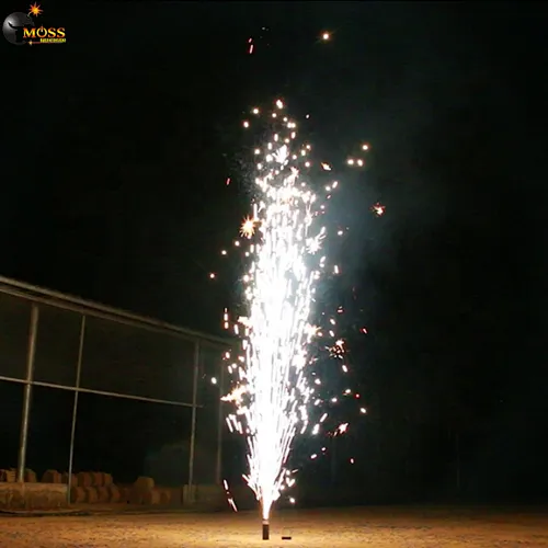 6M 60s Cold Pyro Fireworks Fountain Silver Fountain Fireworks for Wholesale New year Wedding