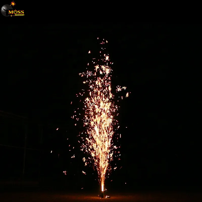6M 60s Cold Fountain Fireworks New Year Wedding Firecrackers Golden Pyro Fireworks