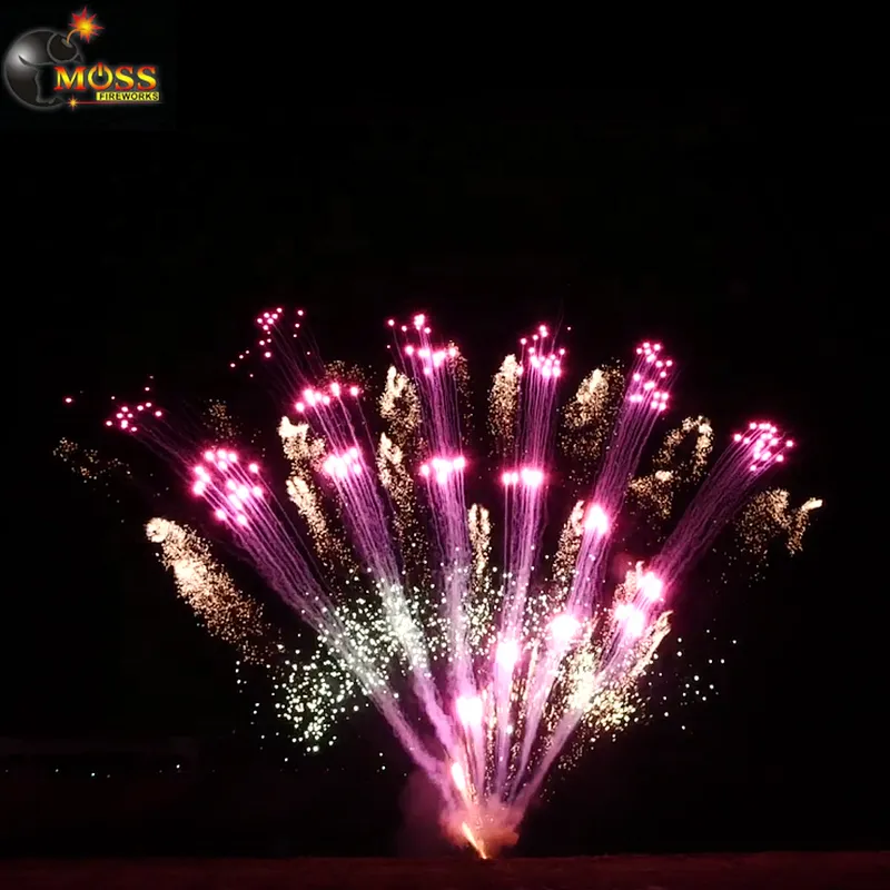 Wholesale Fireworks Cake New Year 1.2 Inch 130 Shots Fan Cake Fireworks Chinese Firecrackers