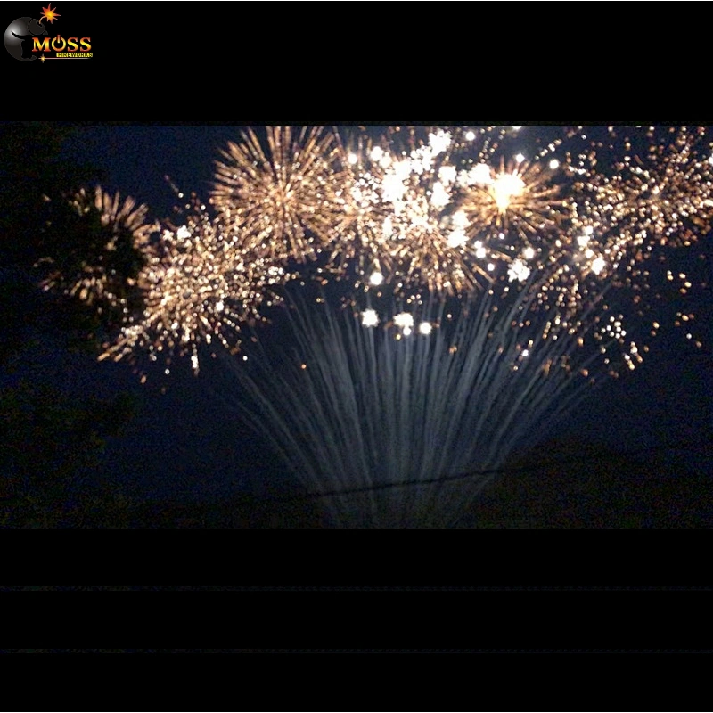 100 Shots Cake Fireworks Fan Cake Sky Shot Display Fireworks Firecrackers New Year Pyrotechnics