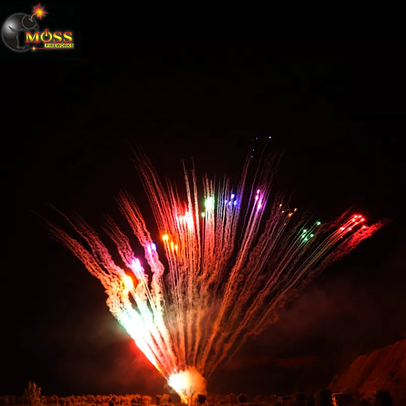 Wholesale New Year Celebration Firework Pyrotechnics 1.2 Inch 130 Shots Cake Fireworks for Festival