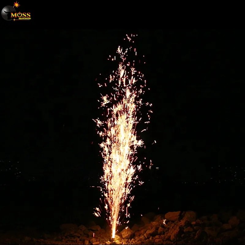 3M 60s Cold Stage Fountain Fireworks Wholesale Wedding Golden Pyro Fireworks Fountain Celebration New Year Fireworks