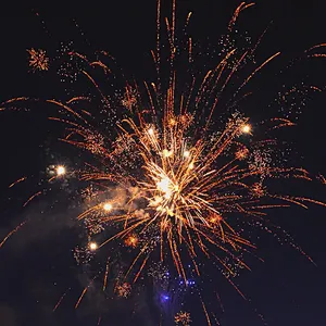 1.1 Inch 100 Shots Night Show (purple Shining Golden Willow) Fire Crackers Fireworks Pyrotechnics Cake Fireworks