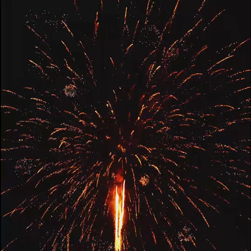 1.2-inch 100 Shots Two-pointer Pyrotechnics Christmas Wedding FireWorks Cake Fireworks