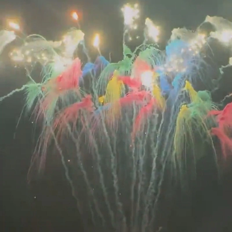 Wholesale Christmas Celebration Fire Crackers 1.2 Inch 80 Shots of Colorful Cloud Cake Fireworks