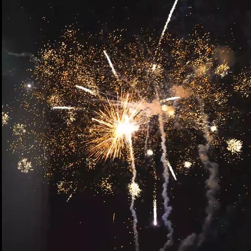 Wholesale New Year Celebration 1.2 Inch 200 Shots Xin Brand Silver Ball Cake Fireworks