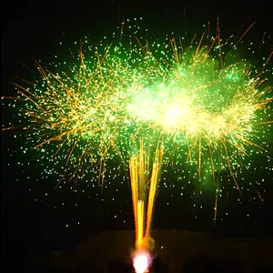 1.2 Inch 108 Shots Green Earth Cake Fireworks