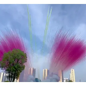 Wholesale Sky Shot Fireworks Firecrackers Colorful Smoke Fireworks 126 Shots