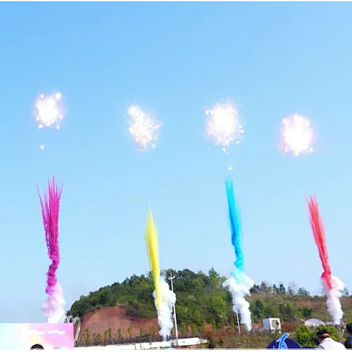 Wholesale 150 Shots Color Smoke Fireworks with White Flash and Multi-Color Smoke Tails for Daytime Celebration