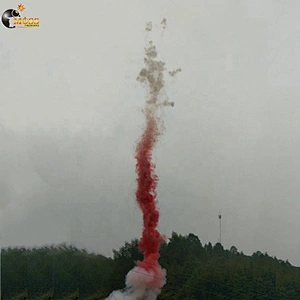 Wholesale Red Color Smoke Fireworks 25 Shots Daytime Fireworks for Wedding New Year