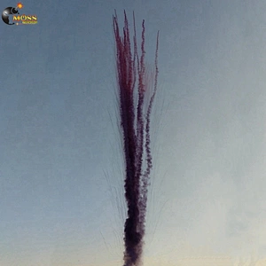 25 Shots Purple Color Smoke Daytime Fireworks Firecrackers Christmas Chinese Fireworks