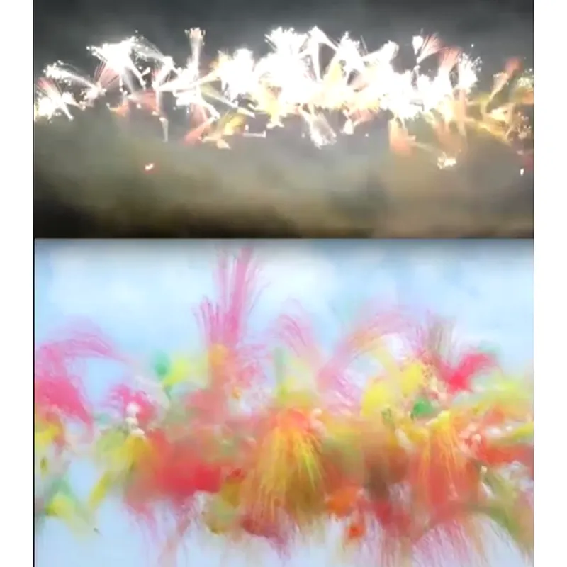 Wholesale Sky Shot Fireworks Firecrackers Colorful Smoke Fireworks 120 Shots