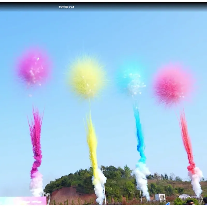 Wholesale 150 Shots Color Smoke Fireworks with White Flash and Multi-Color Smoke Tails for Daytime Celebration