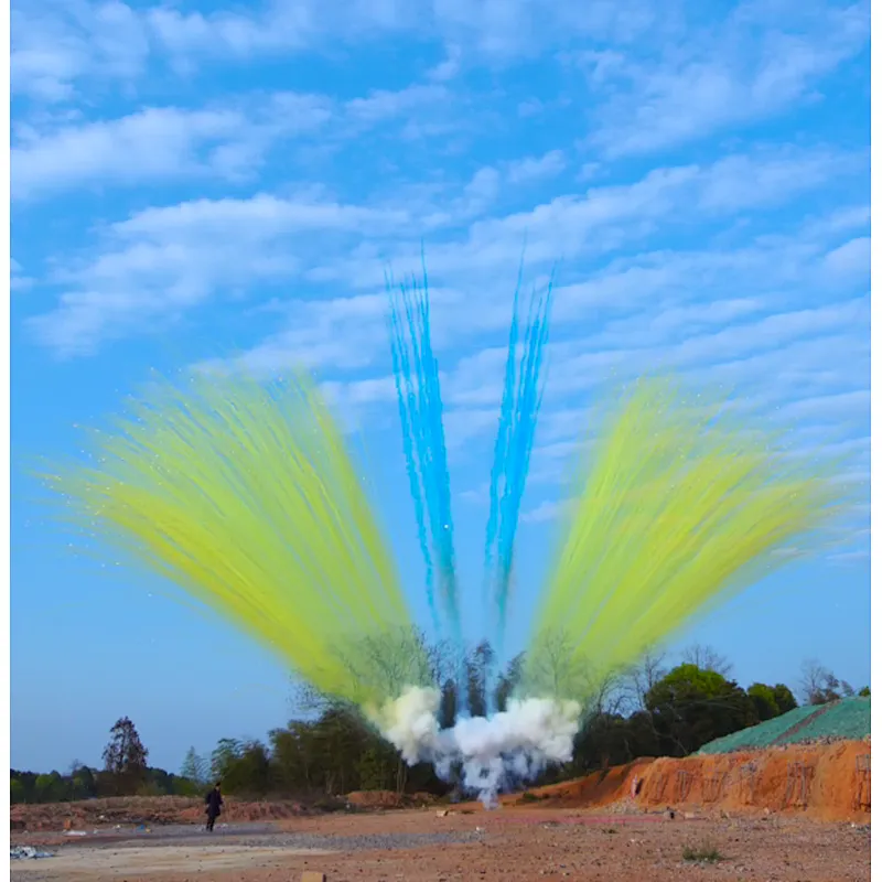 Wholesale Sky Shot Fireworks Firecrackers Colorful Smoke Fireworks 126 Shots