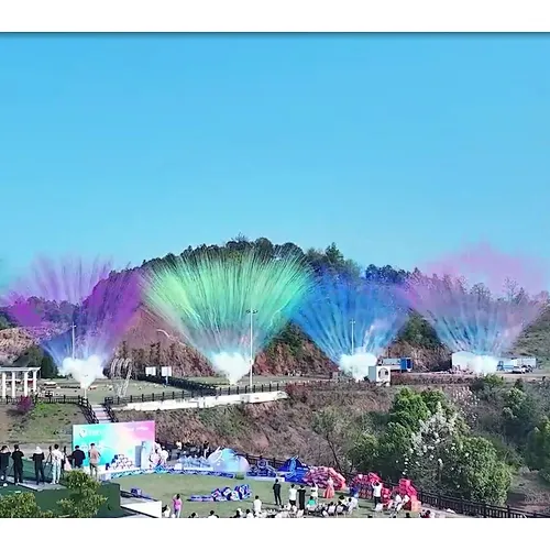 130 Shots Sky Shot Smoke Fireworks with 13-Second Dynamic Multi-Color Smoke Bouquet Effect