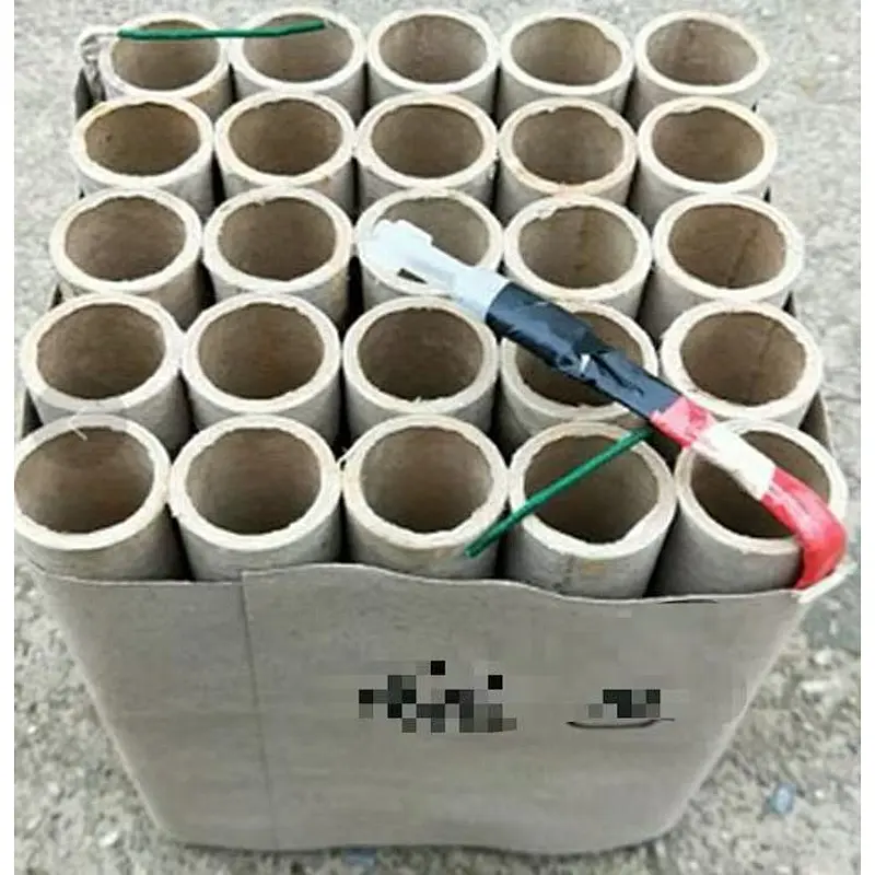 New Year Fireworks Manufacturers  Sky Shot Blue Color Smoke Daytime Fireworks