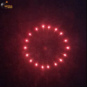 3 Inch Fireworks Shells Red Ring Display Fireworks Display Shell Sky Shot New Year Pyrotechnics