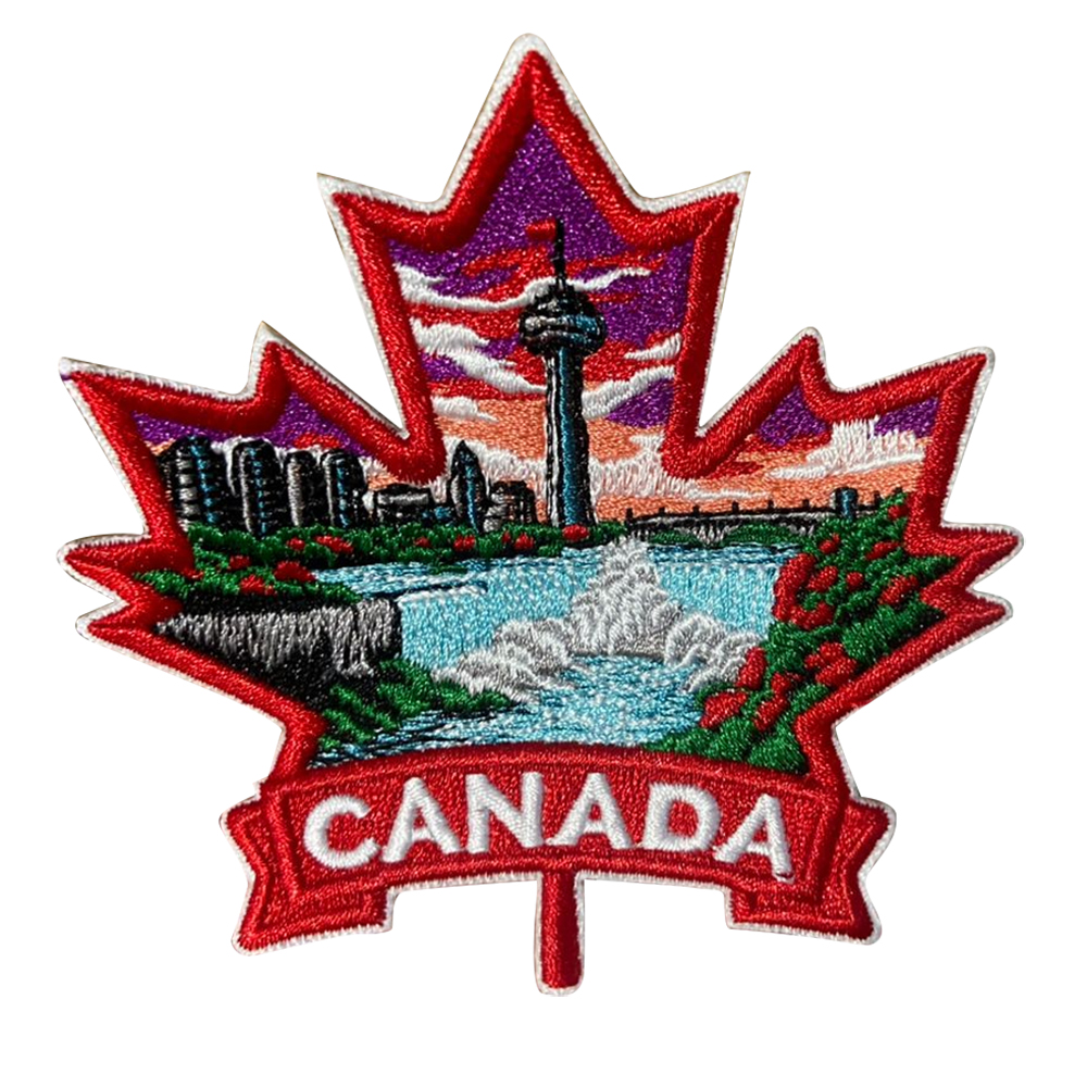 embroidered logo patch