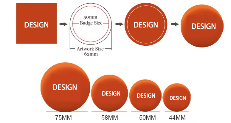 button pin badges