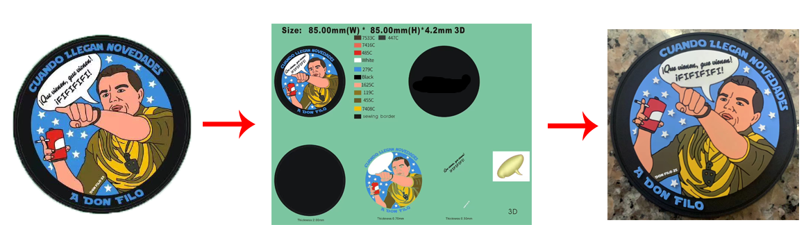 Rubber Patch for Clothing