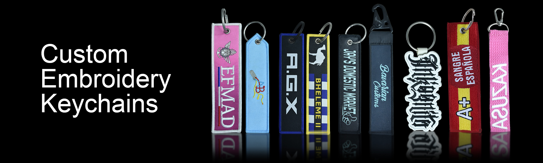 Embroidered Keychains
