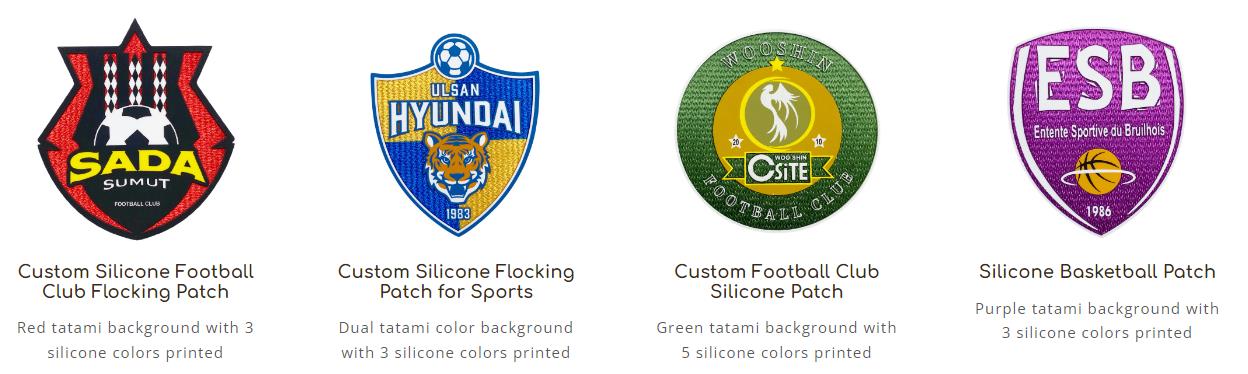 Custom 3D Silicone Embroidery Patches