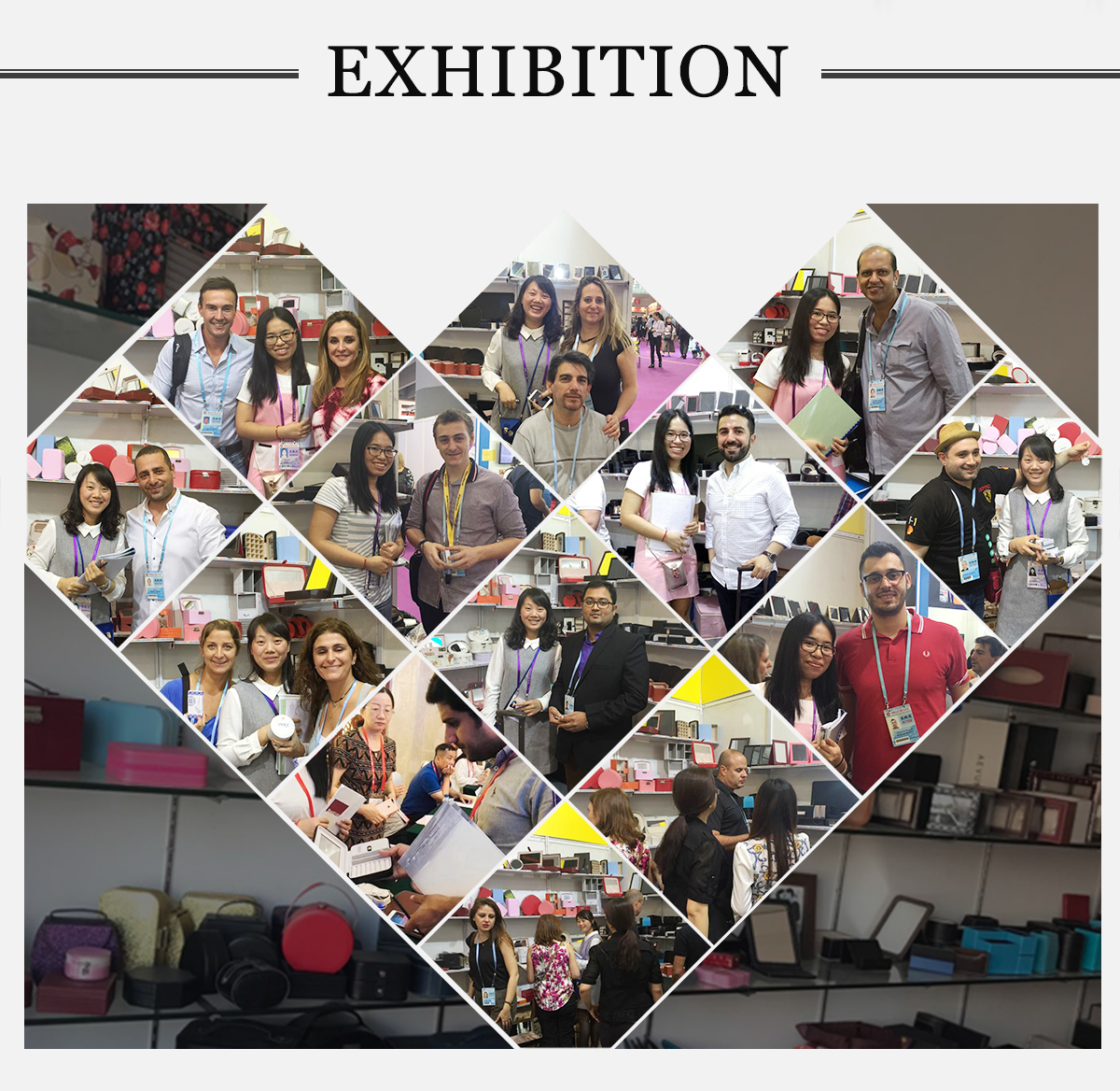 the exihibition of China supplier's rectangle shape Jewelry organizer