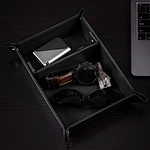 leather valet tray