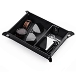 leather valet tray
